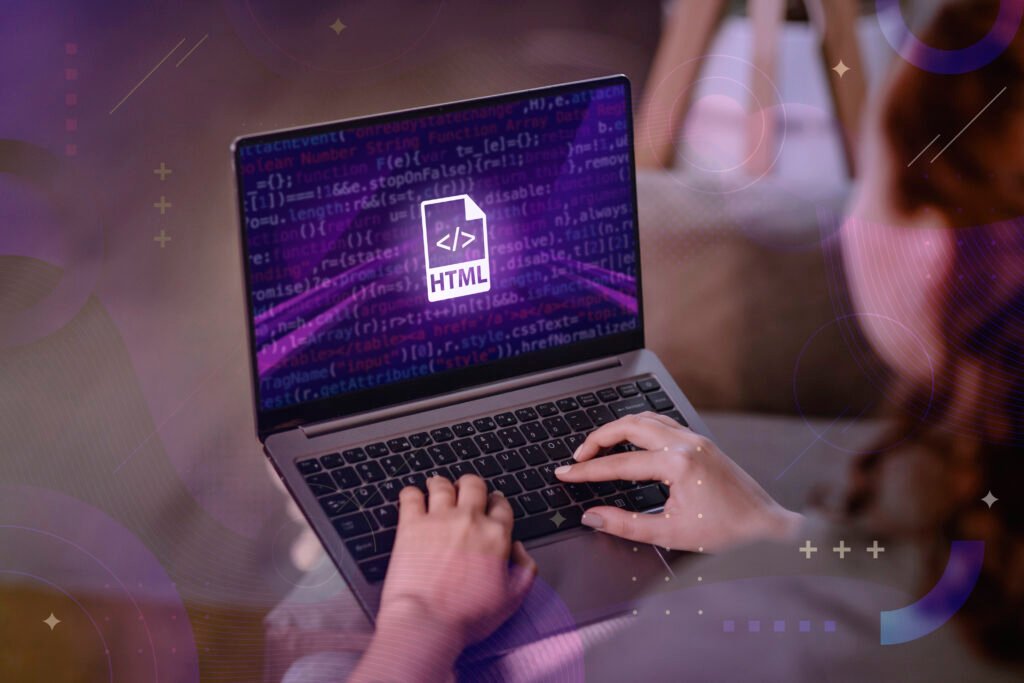 person front computer working html person front computer working html